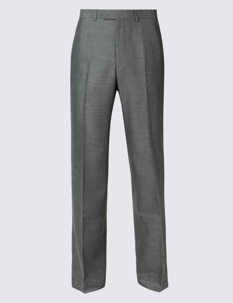 Grey Regular Fit Trousers 2 of 6