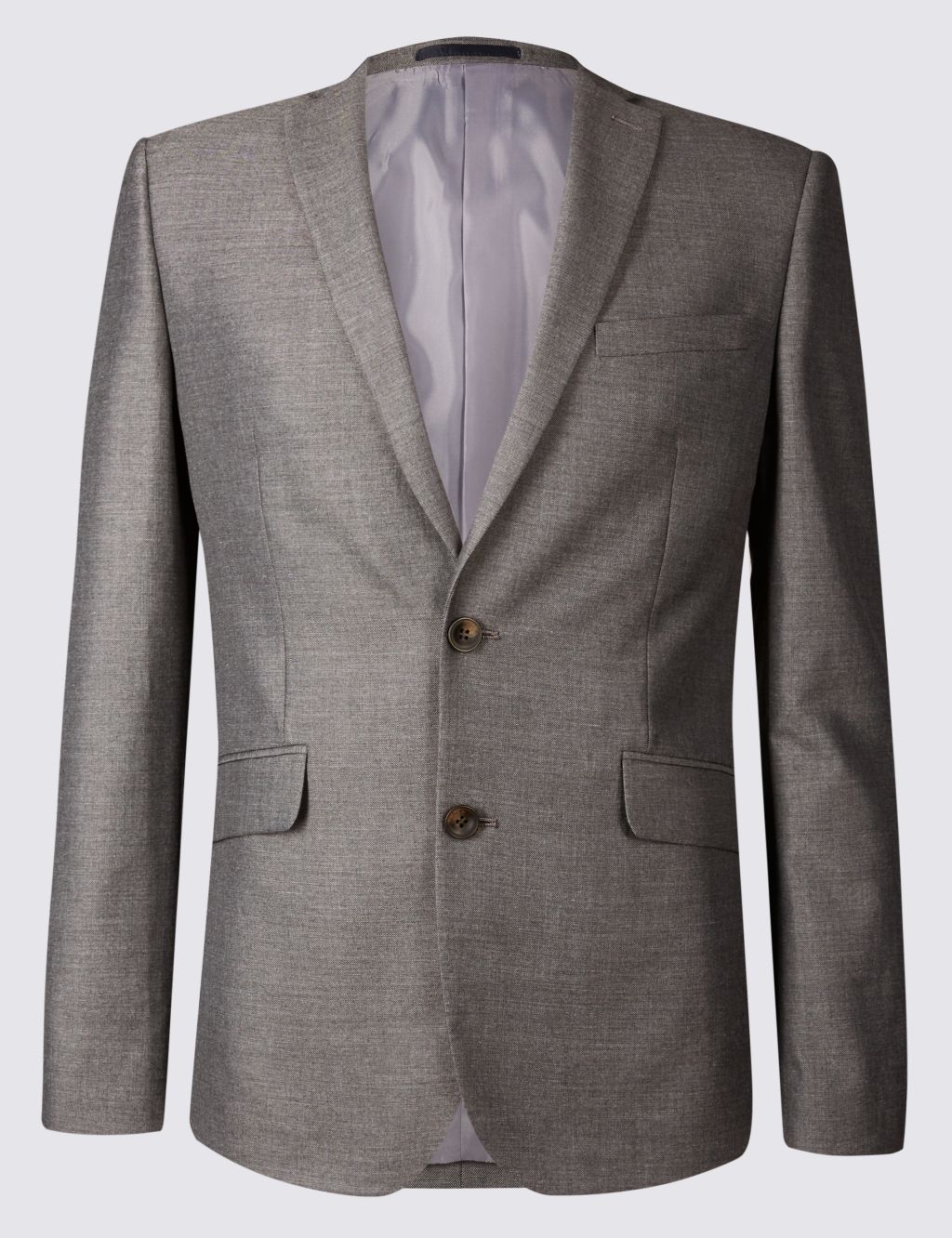 Grey Skinny Fit Jacket 1 of 8