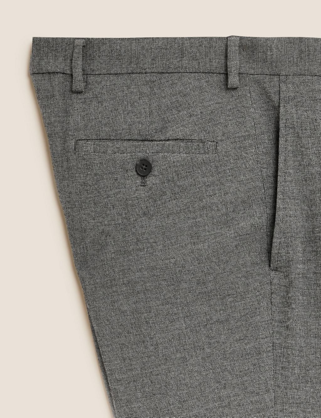 Grey Slim Fit Trousers | M&S Collection | M&S