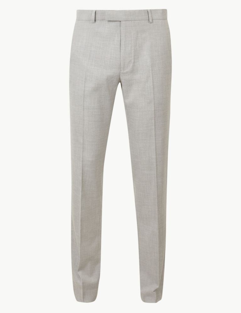 Grey Tailored Fit Trousers 2 of 4