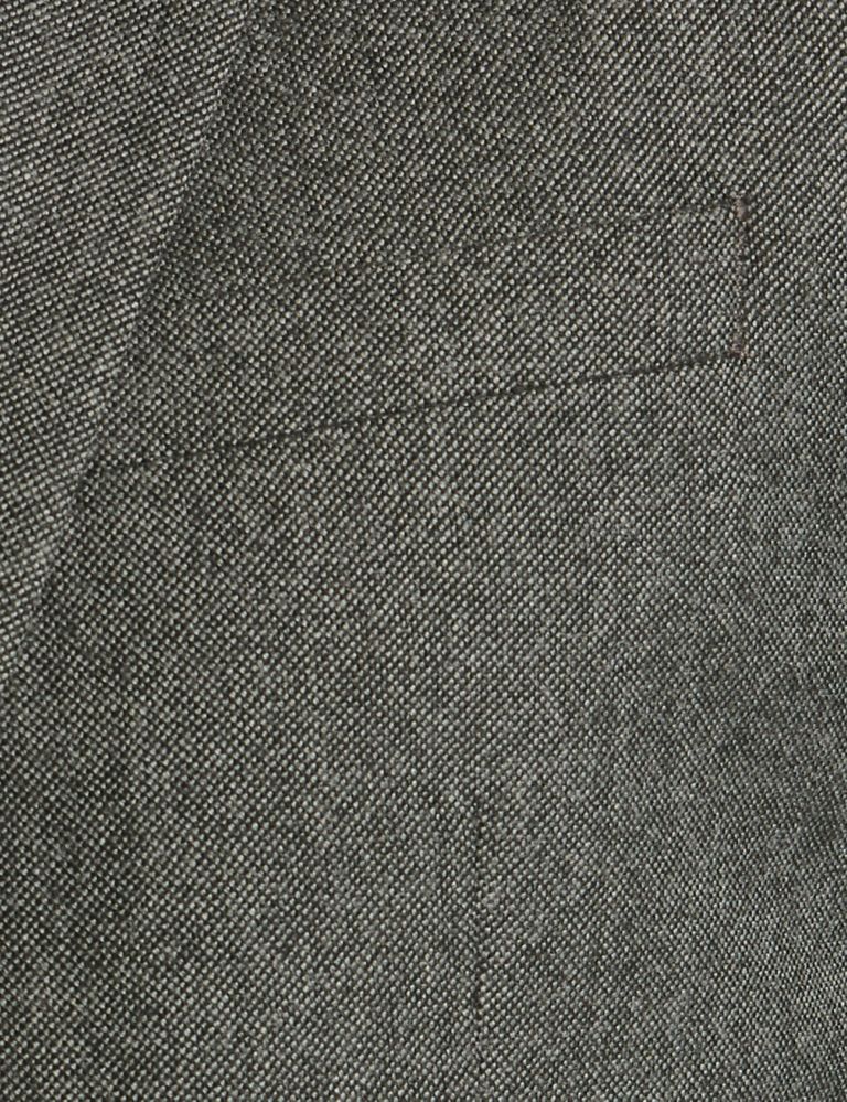 Grey Textured Modern Slim Fit Jacket 8 of 8