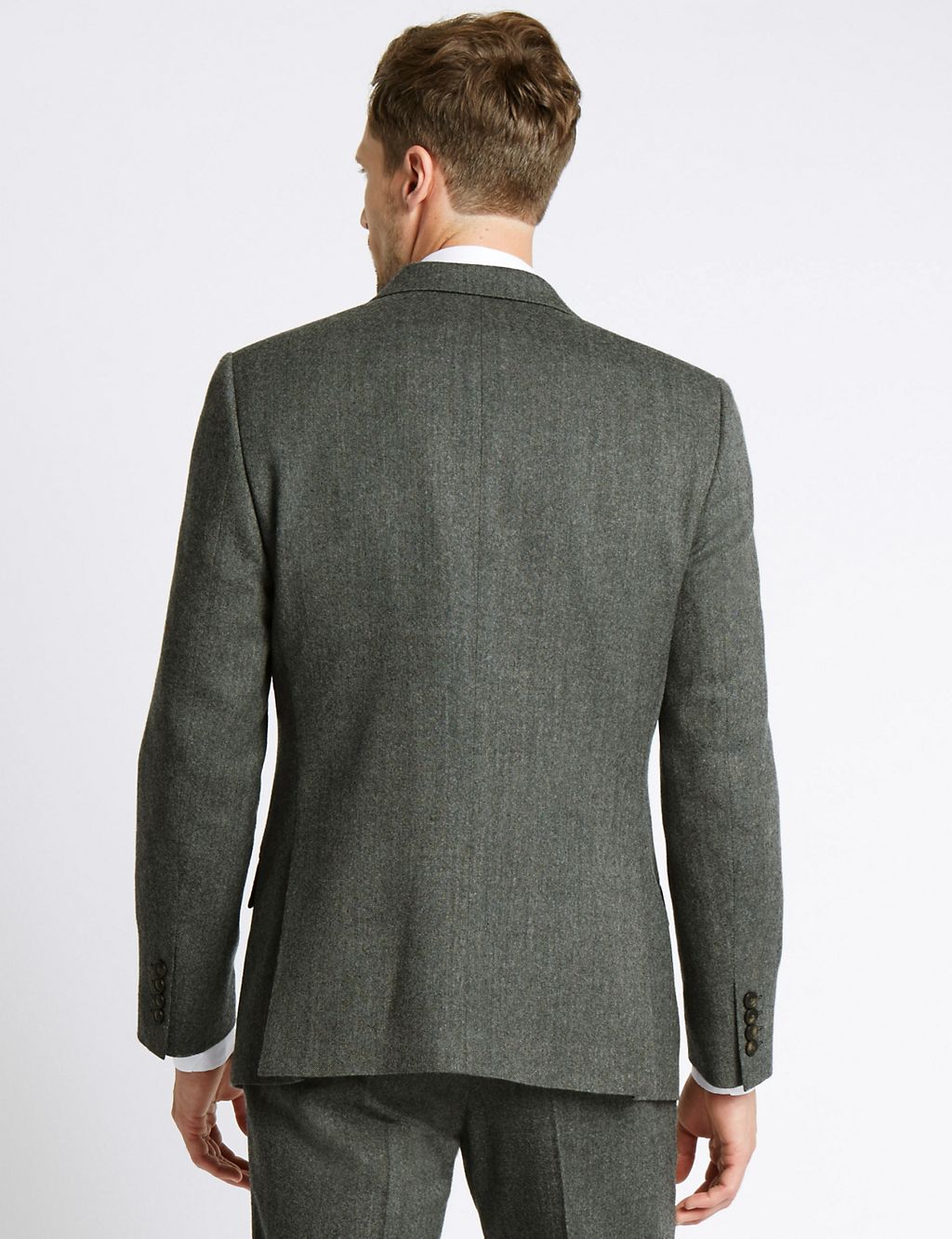 Grey Textured Regular Fit Jacket 8 of 9