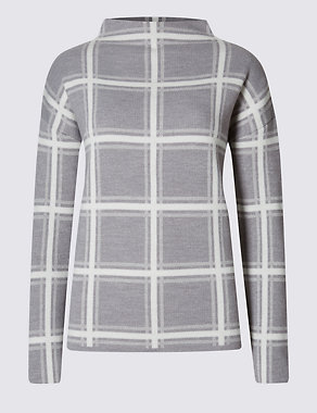 Grid Checked Jumper Image 2 of 3