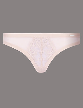 Guipure Embroidered Brazilian Knickers Image 2 of 4