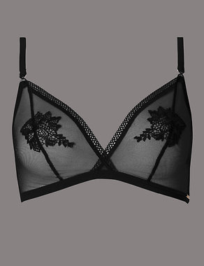 Guipure Motif Lace Triangle Bralet Image 2 of 4