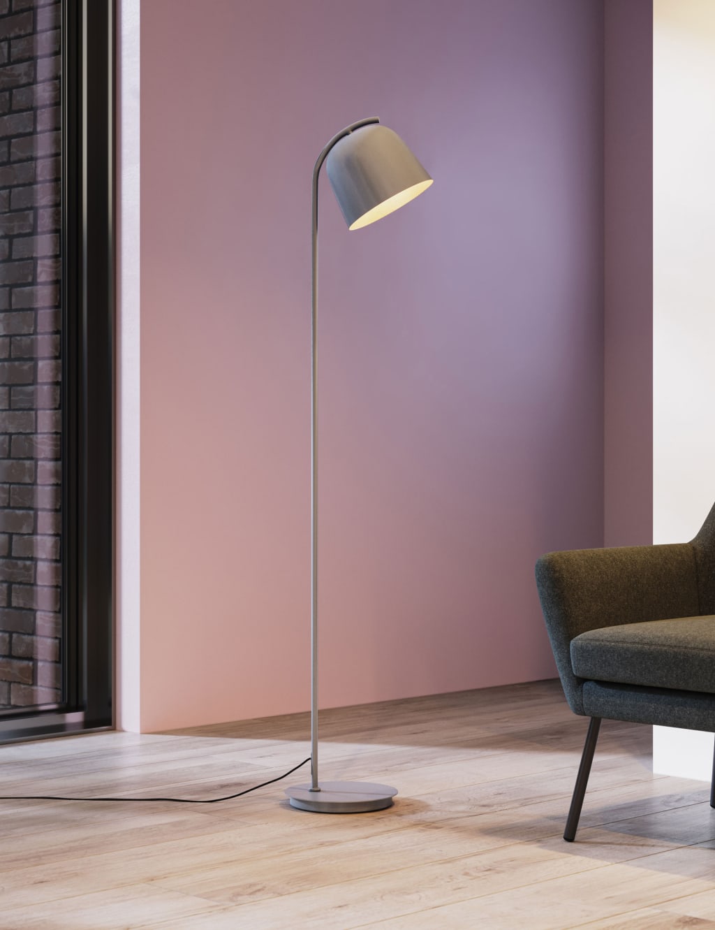 Finn Scandi Metal Floor Lamp