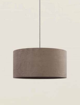Velvet Oversized Ceiling Lamp Shade