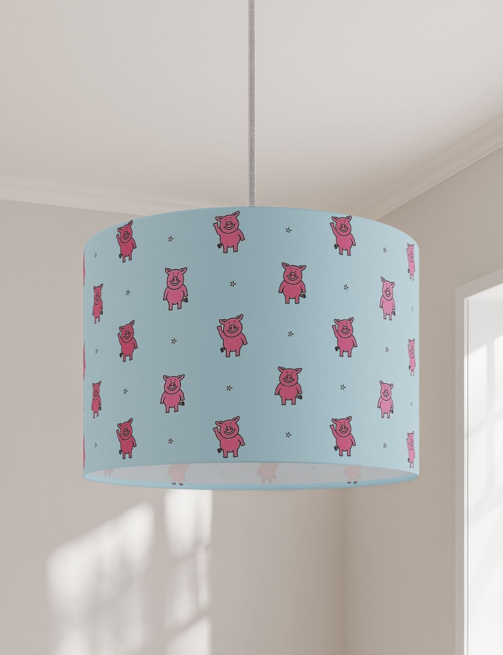 Percy Pig™ Print Ceiling Lamp Shade image 3