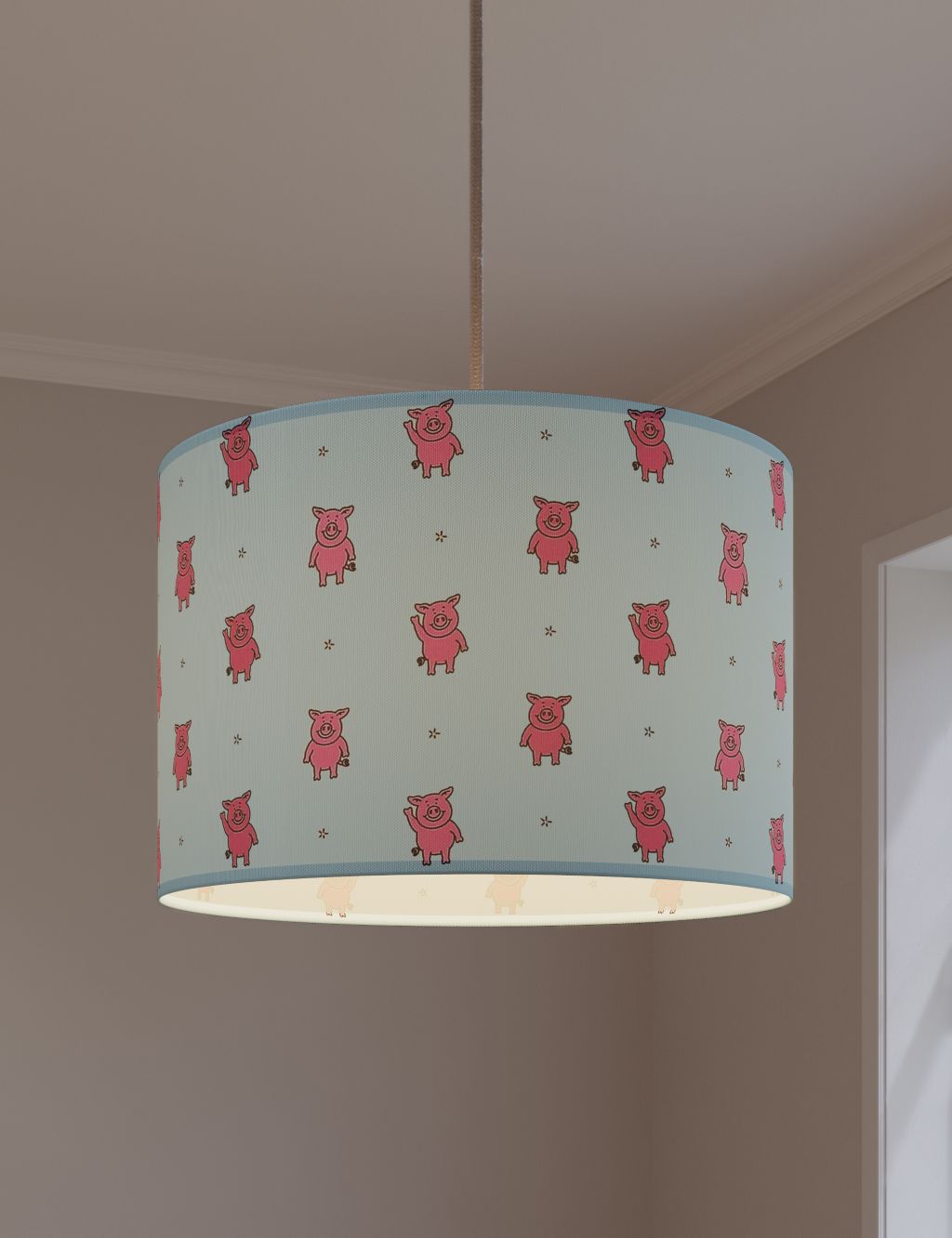 Percy Pig™ Print Ceiling Lamp Shade image 2