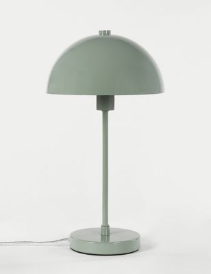 M&S Dome Table Lamp - Green, Green,Nude