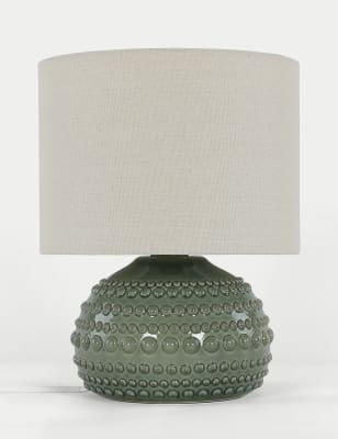 M&S Rio Table Lamp - 1Size - Green, Green