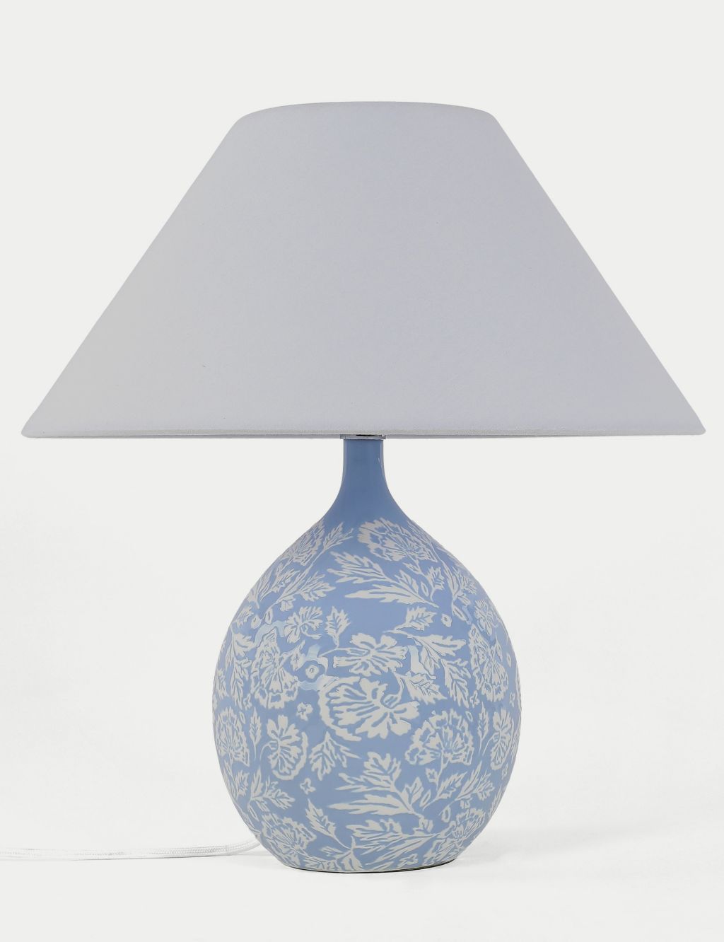 Ava Ceramic Floral Table Lamp