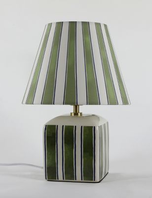 M&S Ollie Table Lamp - Green, Green
