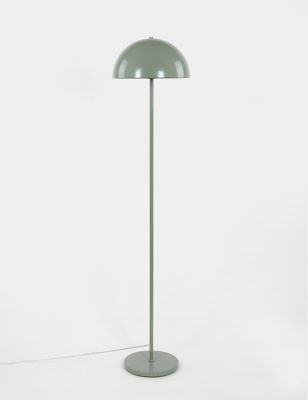 M&S Dome Floor Lamp - Green, Green,Nude