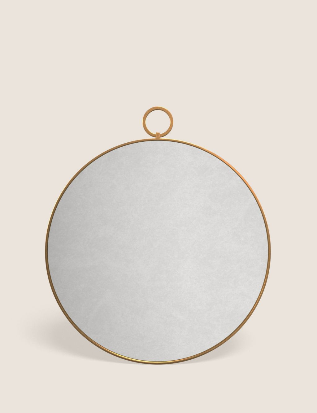 Large Round Hanging Wall Mirror