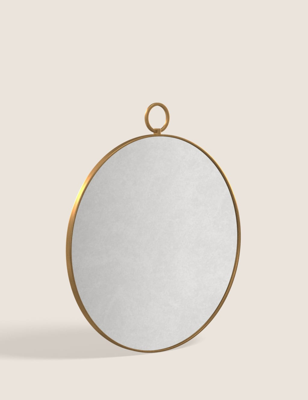 Round Distressed Wall Mirror image 2