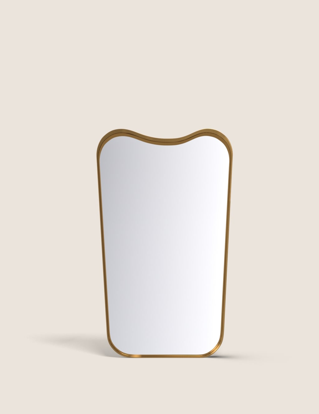 Metal Large Curved Hanging Wall Mirror image 2
