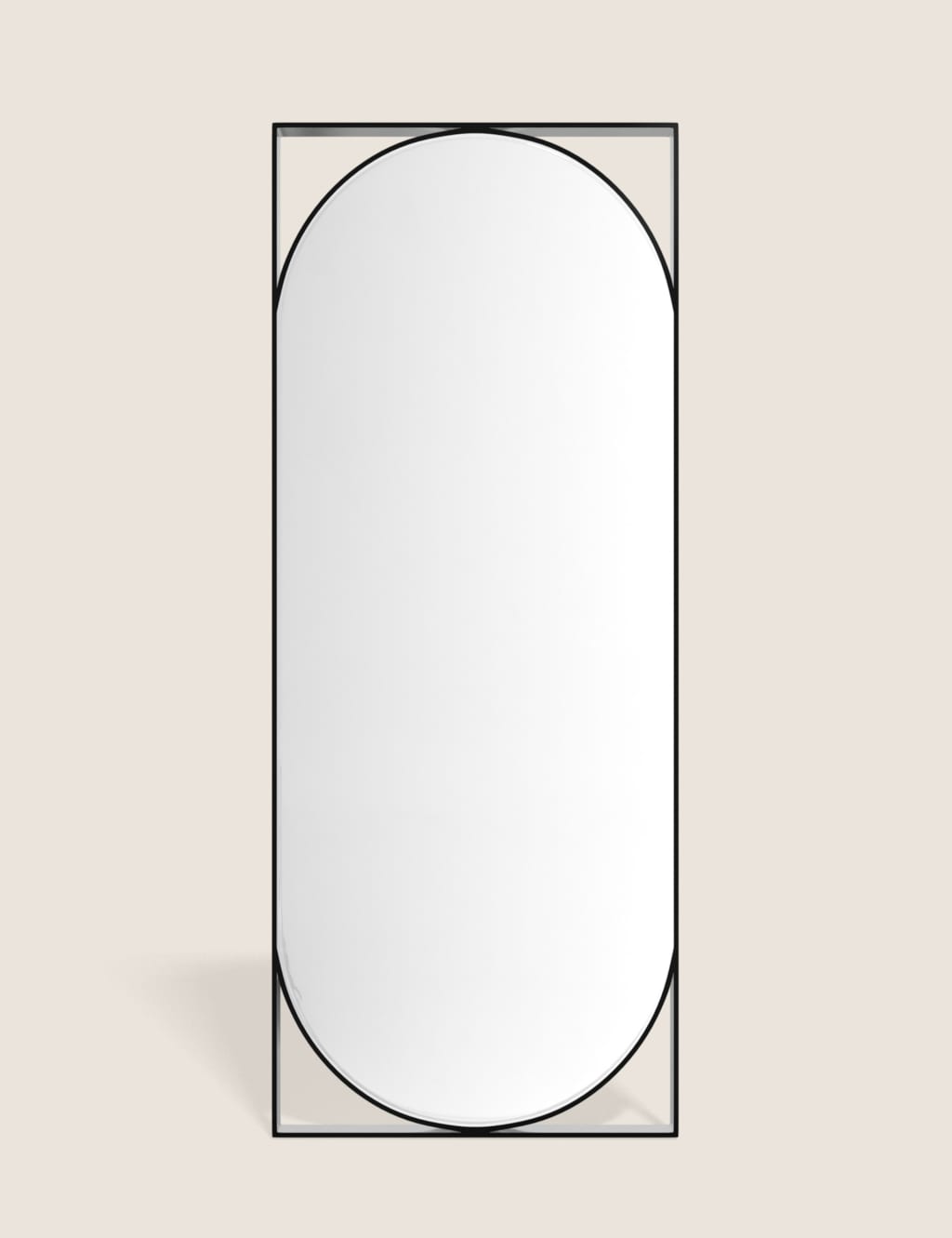 Large Oval Wall Mirror image 2