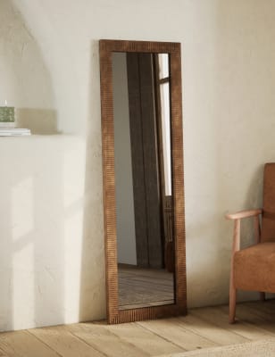 M&S Frederick Full Length Mirror - Natural, Natural