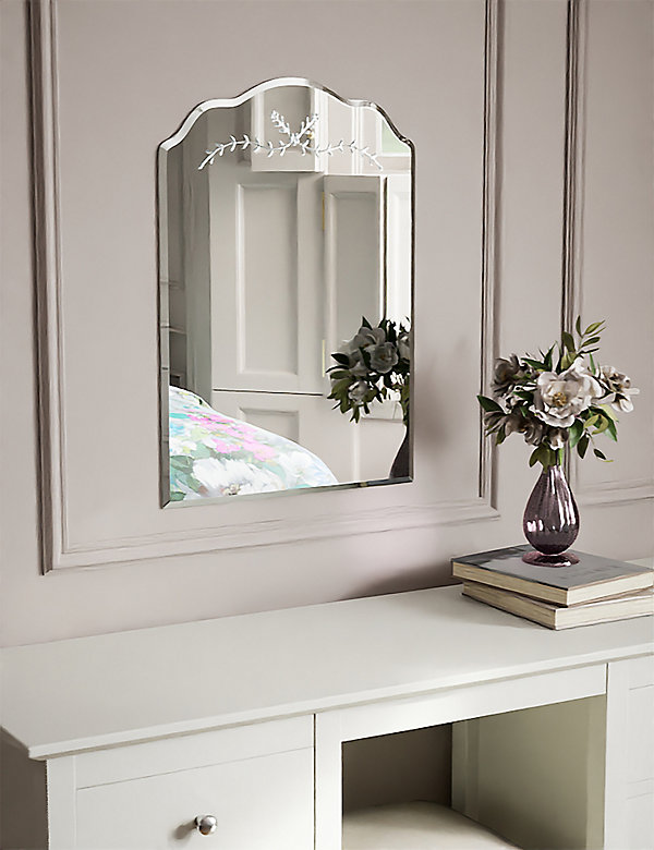 Iris Etched Wall Mirror - BE