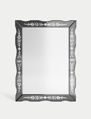 Daphne Etched Wall Mirror