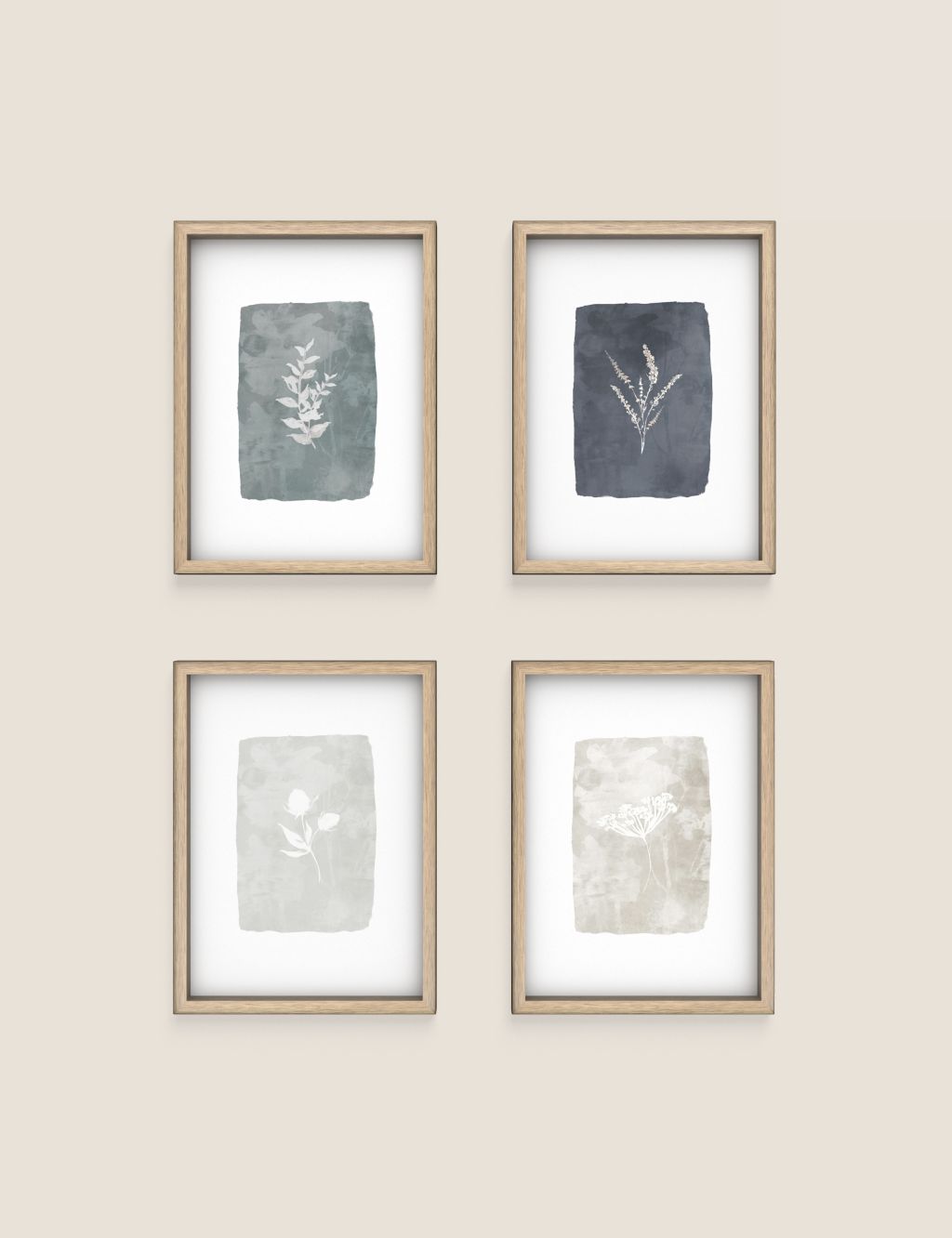 Set of 4 Floral Framed Art Prints image 2