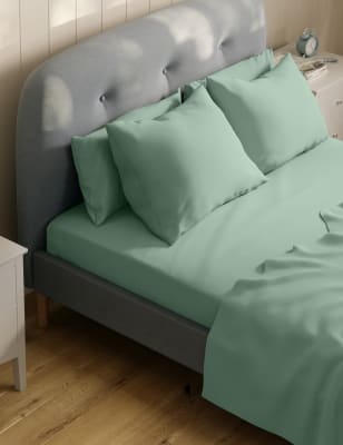 

M&S Collection Comfortably Cool Lyocell Rich Flat Sheet - Dark Aqua, Dark Aqua