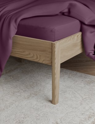 

M&S Collection Egyptian Cotton 230 Thread Count Fitted Sheet - Purple, Purple
