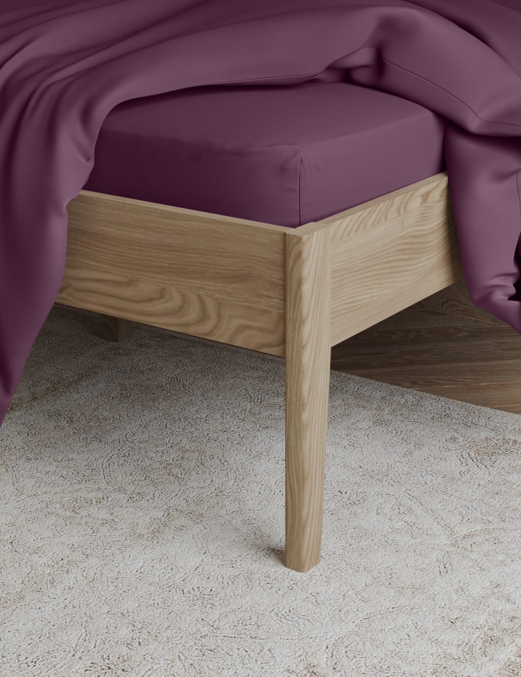 Egyptian Cotton 230 Thread Count Fitted Sheet image 1