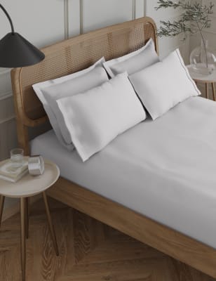 

Egyptian Cotton 230 Thread Count Flat Sheet - White, White