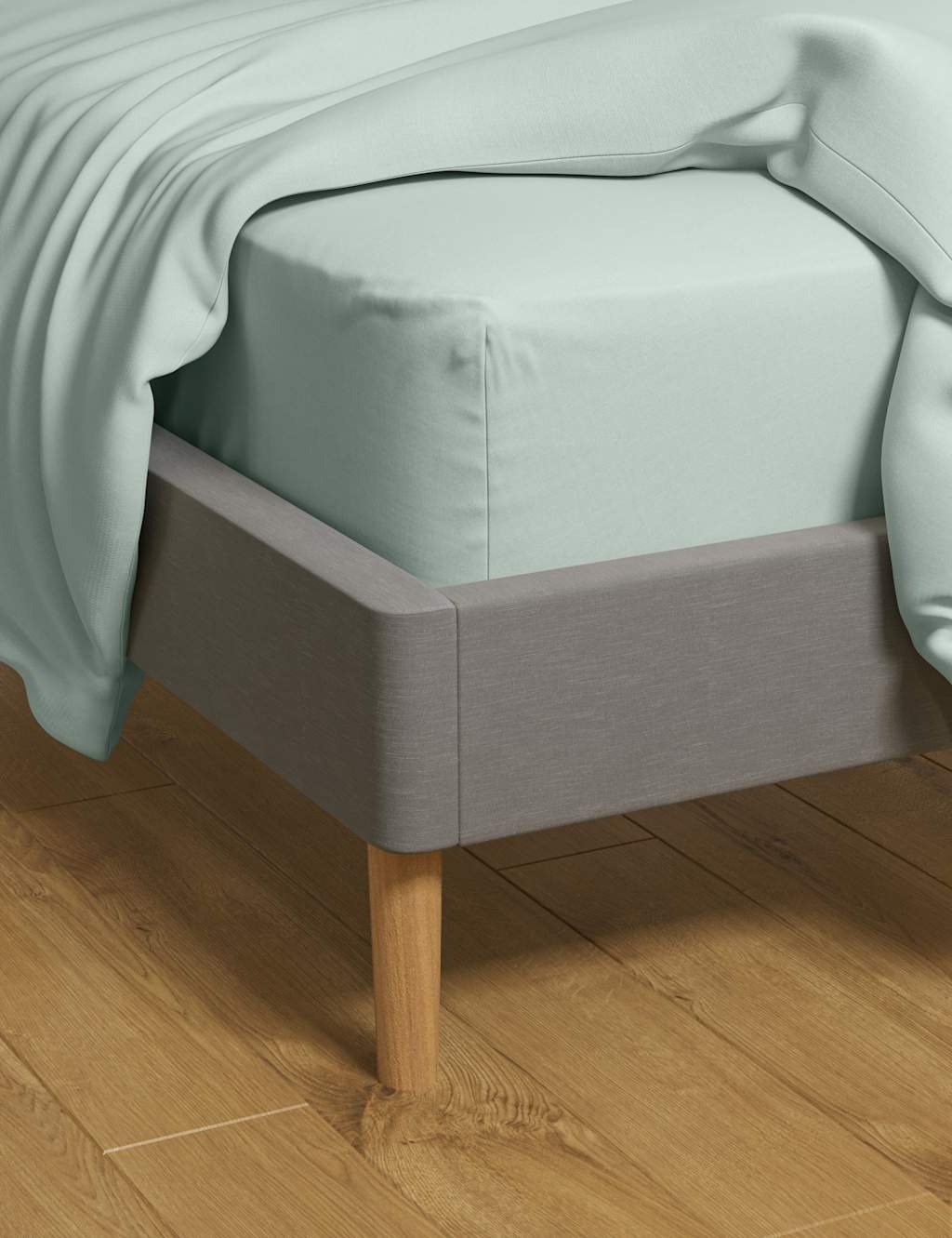 Pure Cotton 180 Thread Count Deep Fitted Sheet image 1