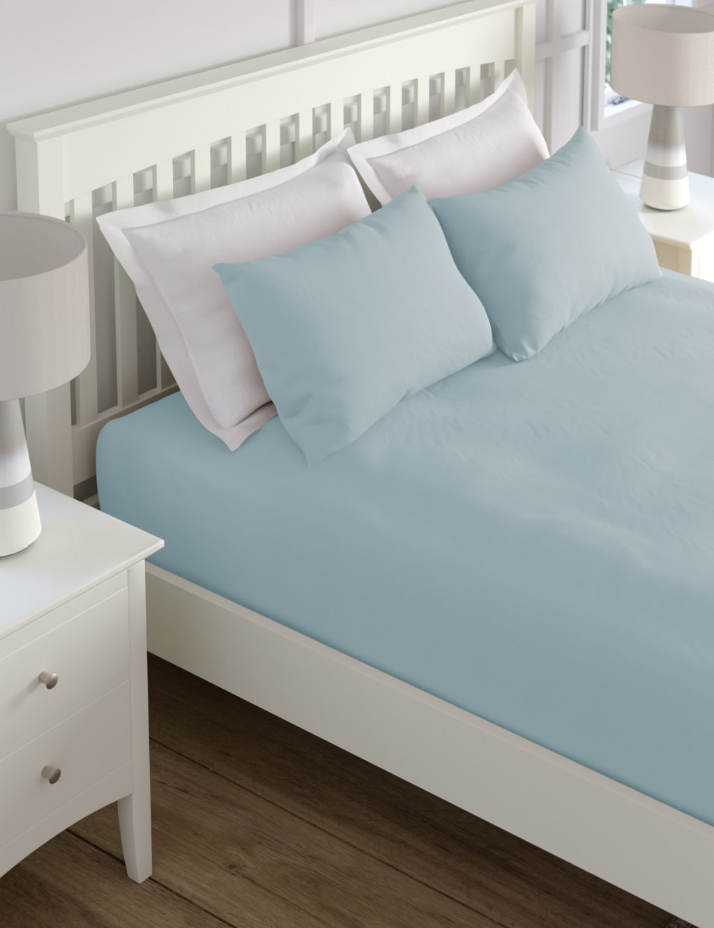 Blue Bed Sheets M&S