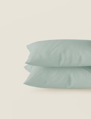 2 pk Pure Cotton 180 Thread Count Pillowcases