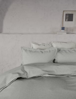 Pure Brushed Cotton Twill Deep Fitted Sheet