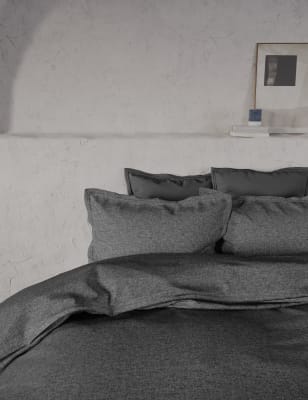 Pure Brushed Cotton Twill Deep Fitted Sheet