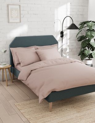 

M&S Collection Cotton Rich Bedding Set - Soft Pink, Soft Pink