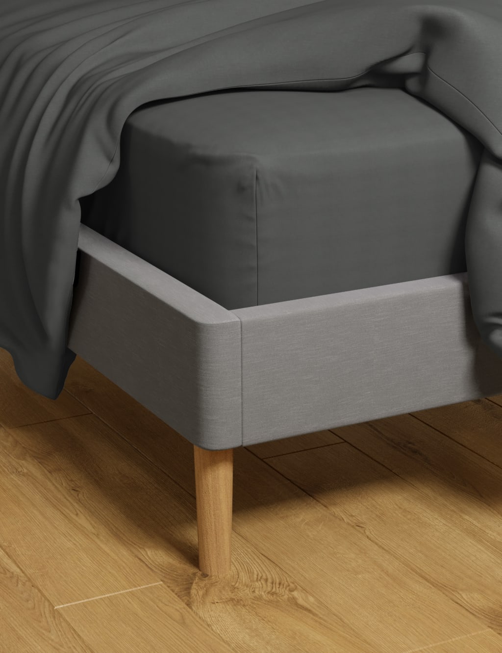 Cotton Rich Percale Deep Fitted Sheet image 2