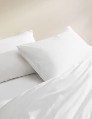 2pk Pure Cotton 300 Thread Count Pillowcases, M&S Collection