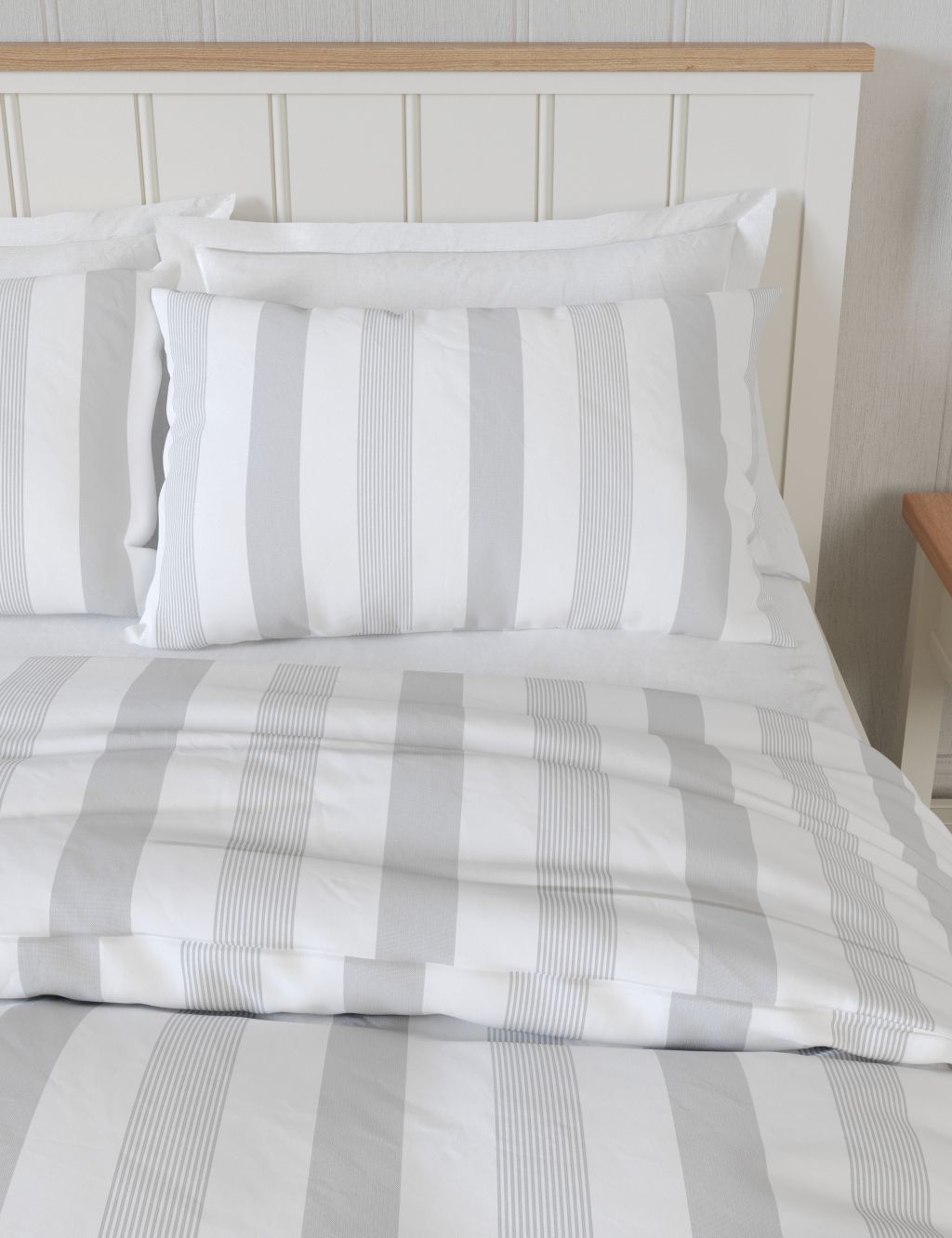 Hadley Pure Cotton Striped Bedding Set image 2
