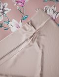 Parure de lit 100&nbsp;% coton à motif magnolia
