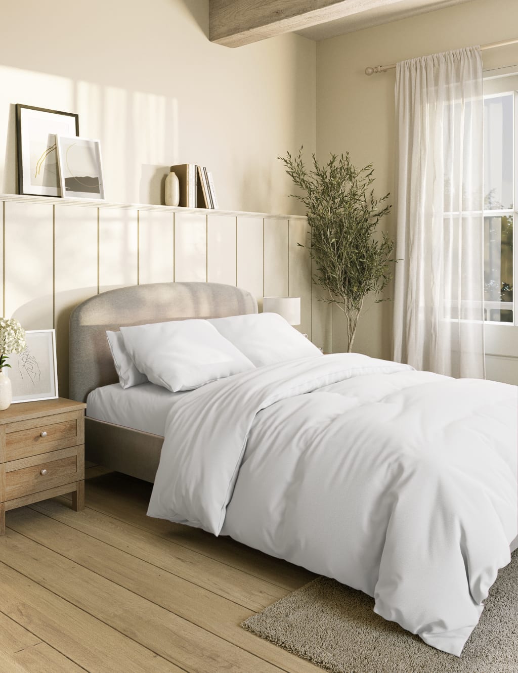 Pure Cotton 300 Thread Count Duvet Cover image 3