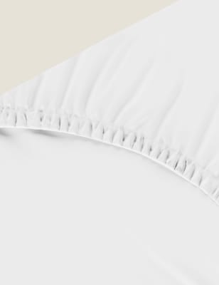 

M&S Collection Pure Cotton 300 Thread Count Fitted Sheet - Light Cream, Light Cream