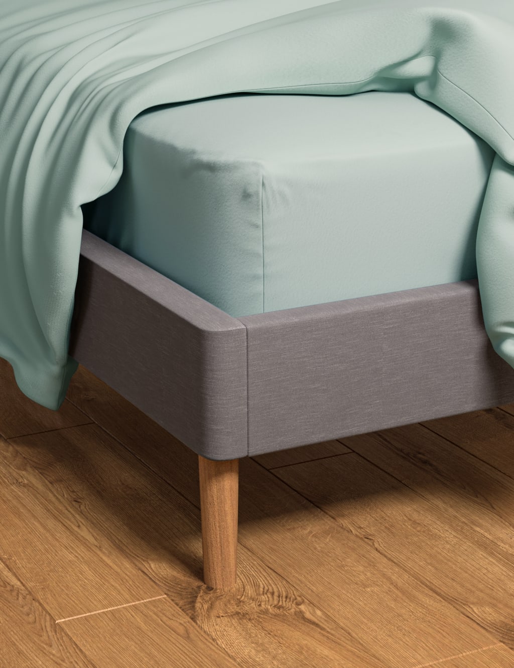 Pure Cotton 300 Thread Count Deep Fitted Sheet image 3