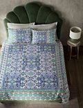 Parure de lit en lyocell à motif décoratif, dotée de la technologie Comfortably Cool