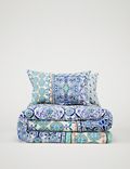 Ropa de cama de Lyocell con diseño de azulejos divididos Comfortably Cool