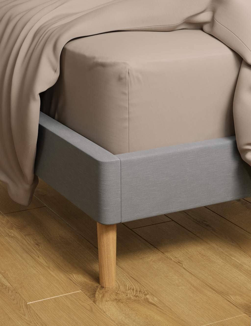 Egyptian Cotton 400 Thread Count Extra Deep Fitted Sheet image 2