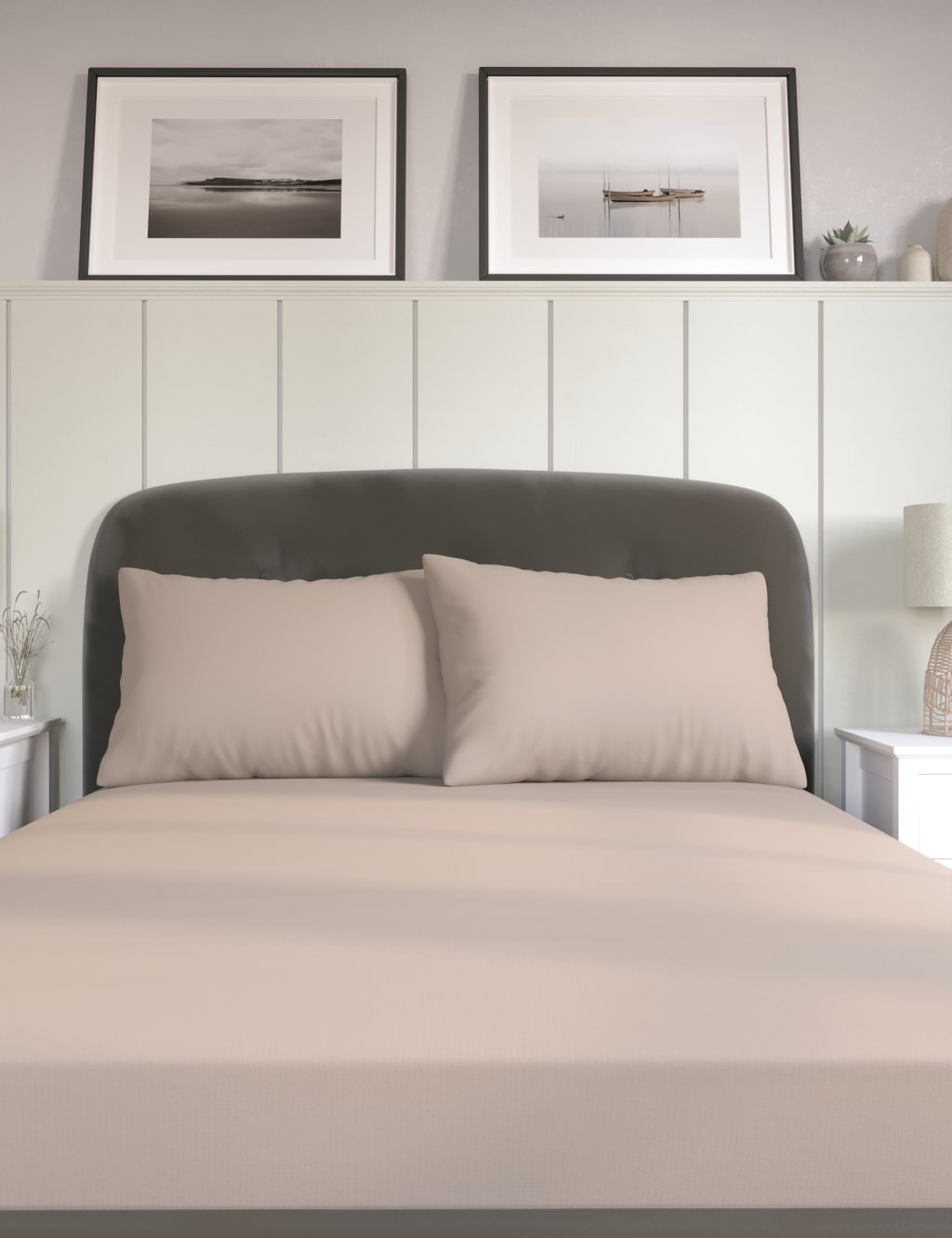 2 Pack Egyptian Cotton Sateen Pillowcases image 2