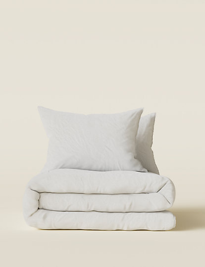 White Linen Bedding