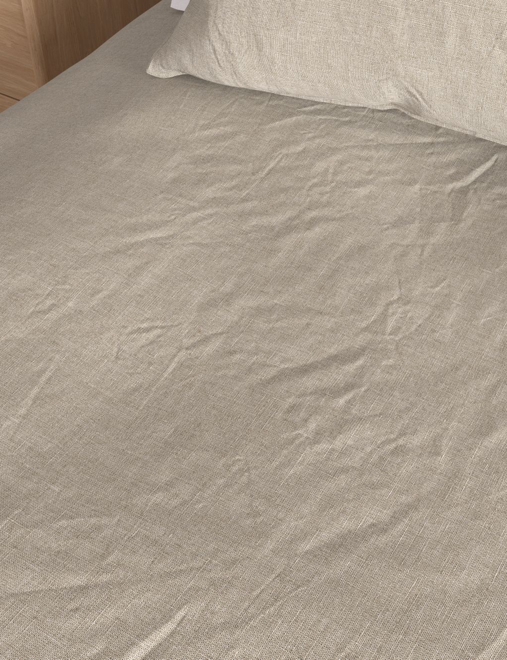 Pure Linen Deep Fitted Sheet image 3