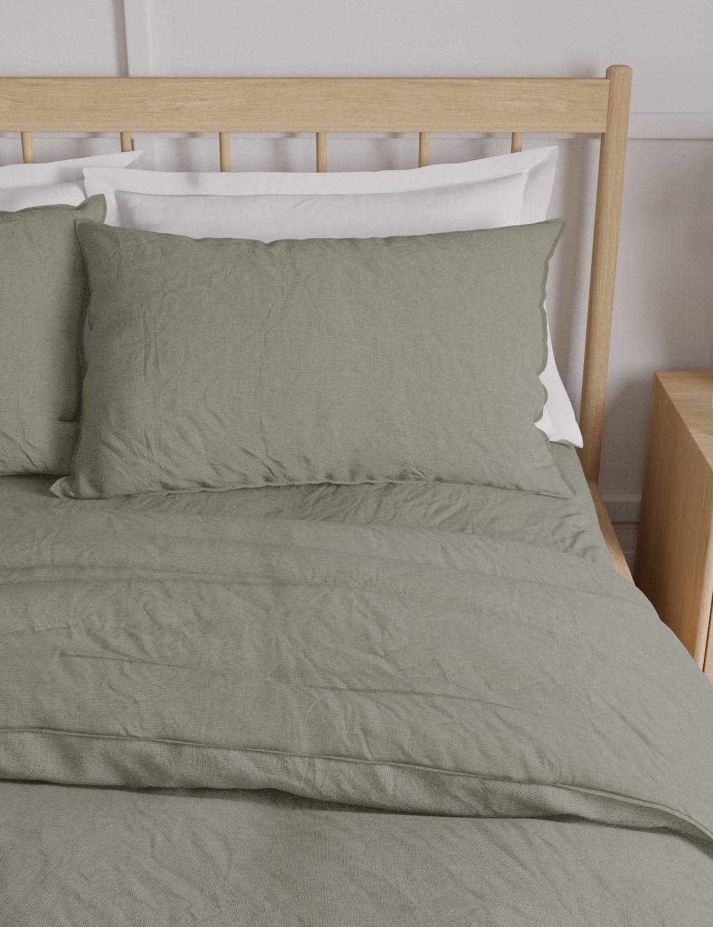 2pk Pure Linen Pillowcases image 1